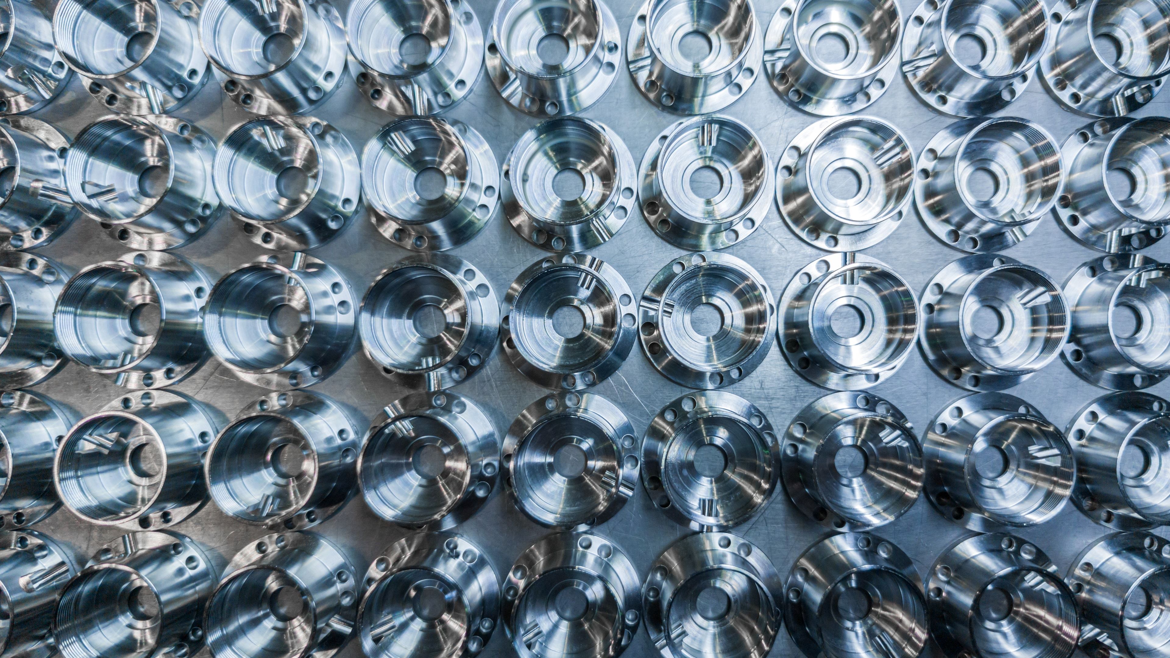 Piezas de aluminio inyectado en producción de serie